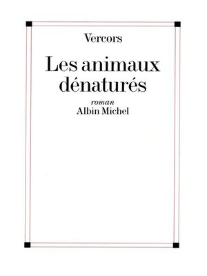 cover image of Les Animaux dénaturés